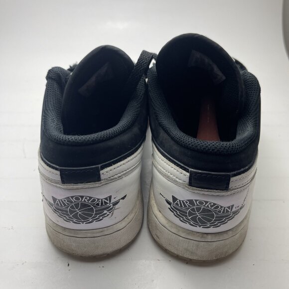 Nike Air Jordan 1 Low Diamond Shorts Black White DH6931-001 Men's Size 9 (Read) - Picture 4 of 13